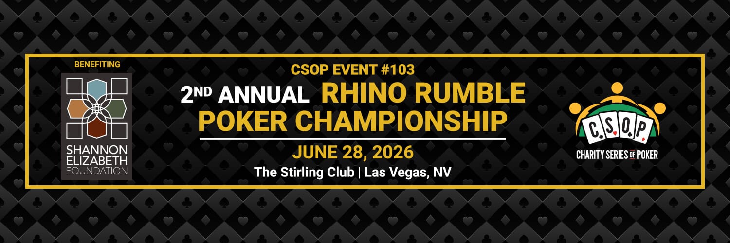 CSOP Event 103, 2nd Annual Rhino Rumble Poker Championship