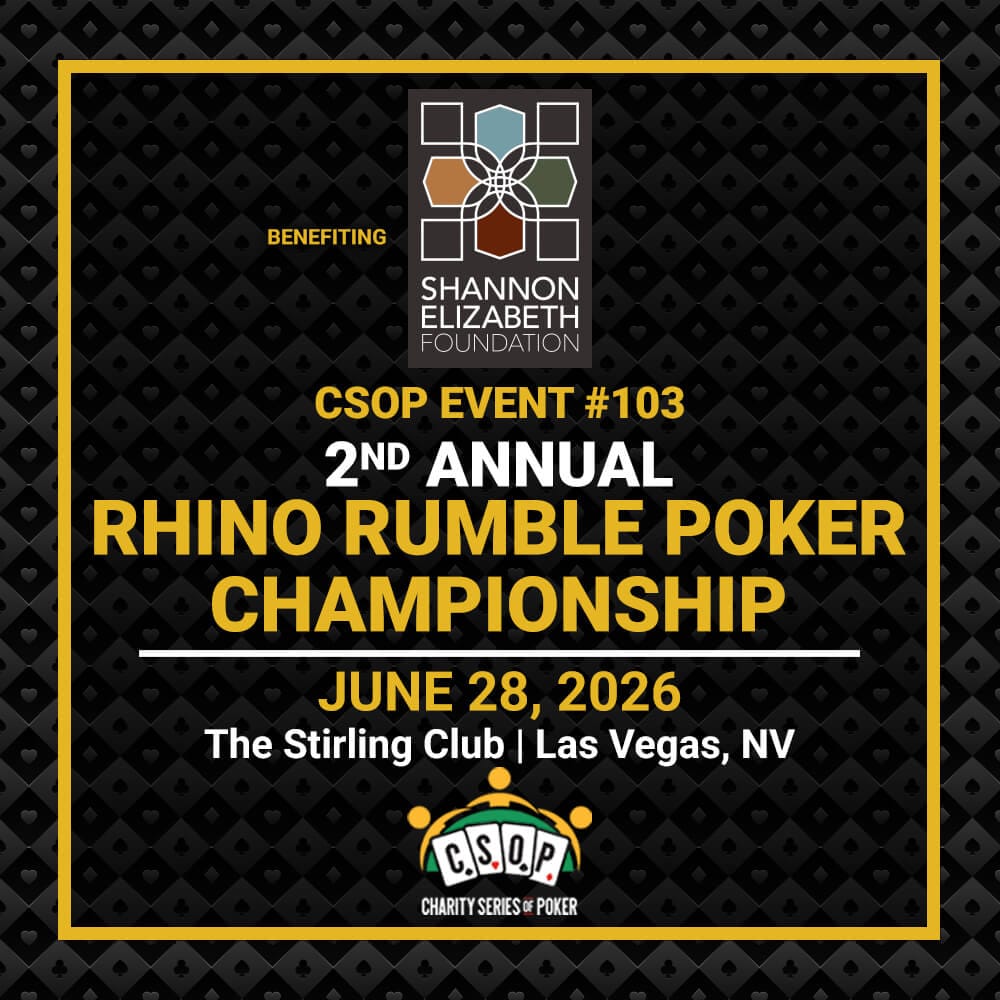 CSOP Event 103, 2nd Annual Rhino Rumble Poker Championship